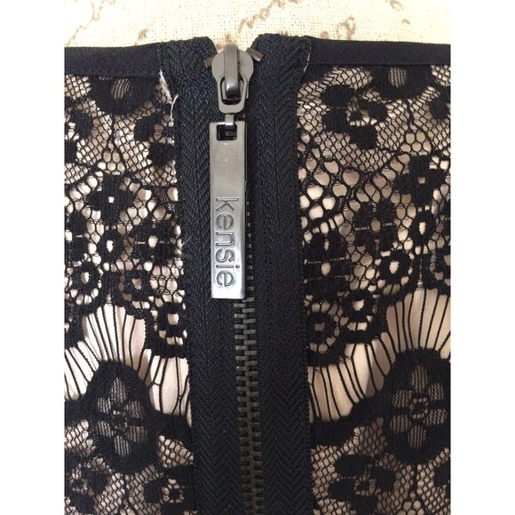 Kensie Womens Dress Sz 10 Lace Sleeveless Shift Cocktail Elegant Party Festival - Picture 7 of 13